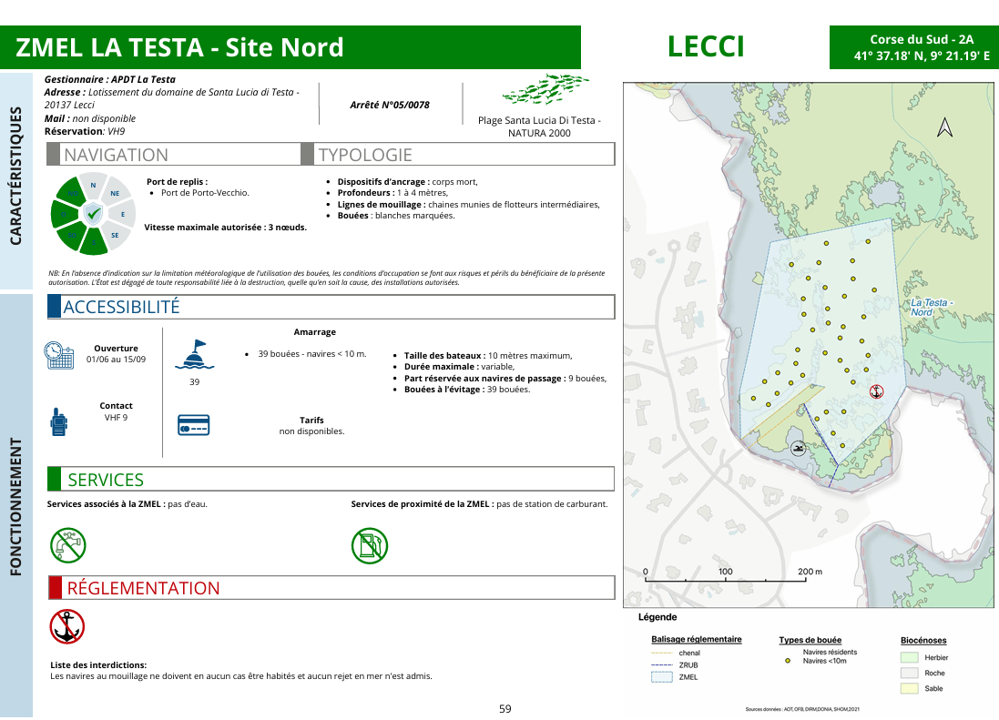 ZMEL Lecci _ La Testa site nord