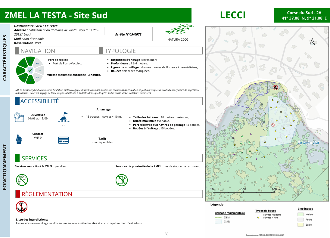 ZMEL Lecci _ La Testa site sud
